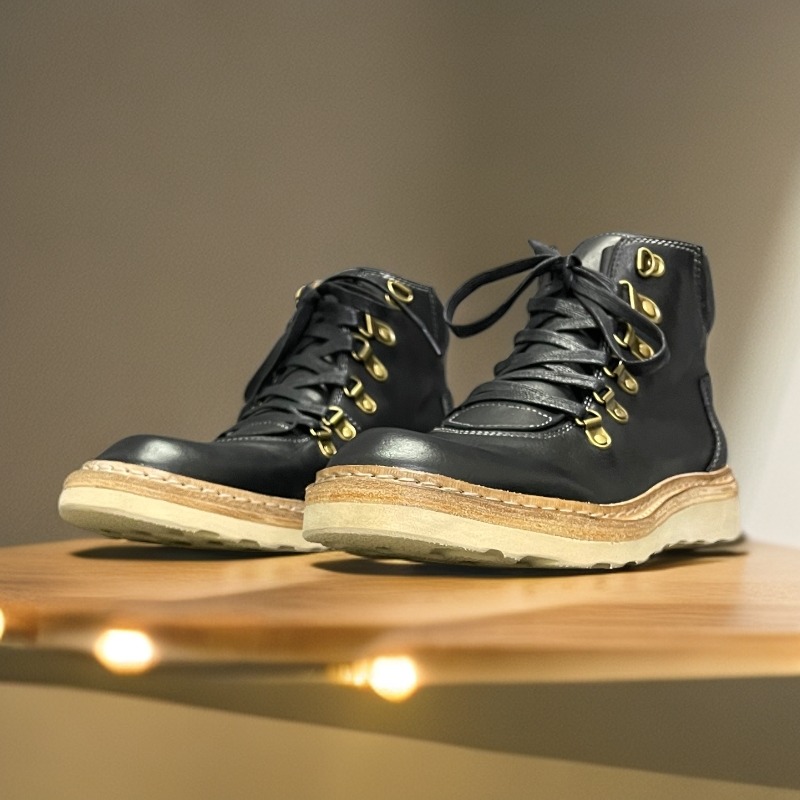 Leather Work Western - Botas de trabajo de cuero genuino