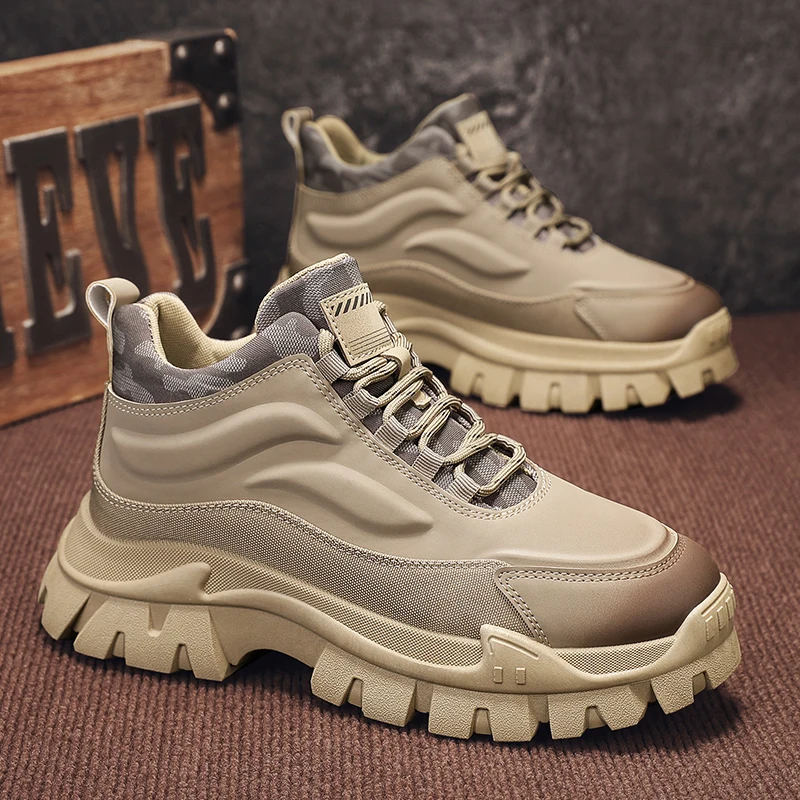 Leather Work Western - Botines Para Hombre, botines tácticos de