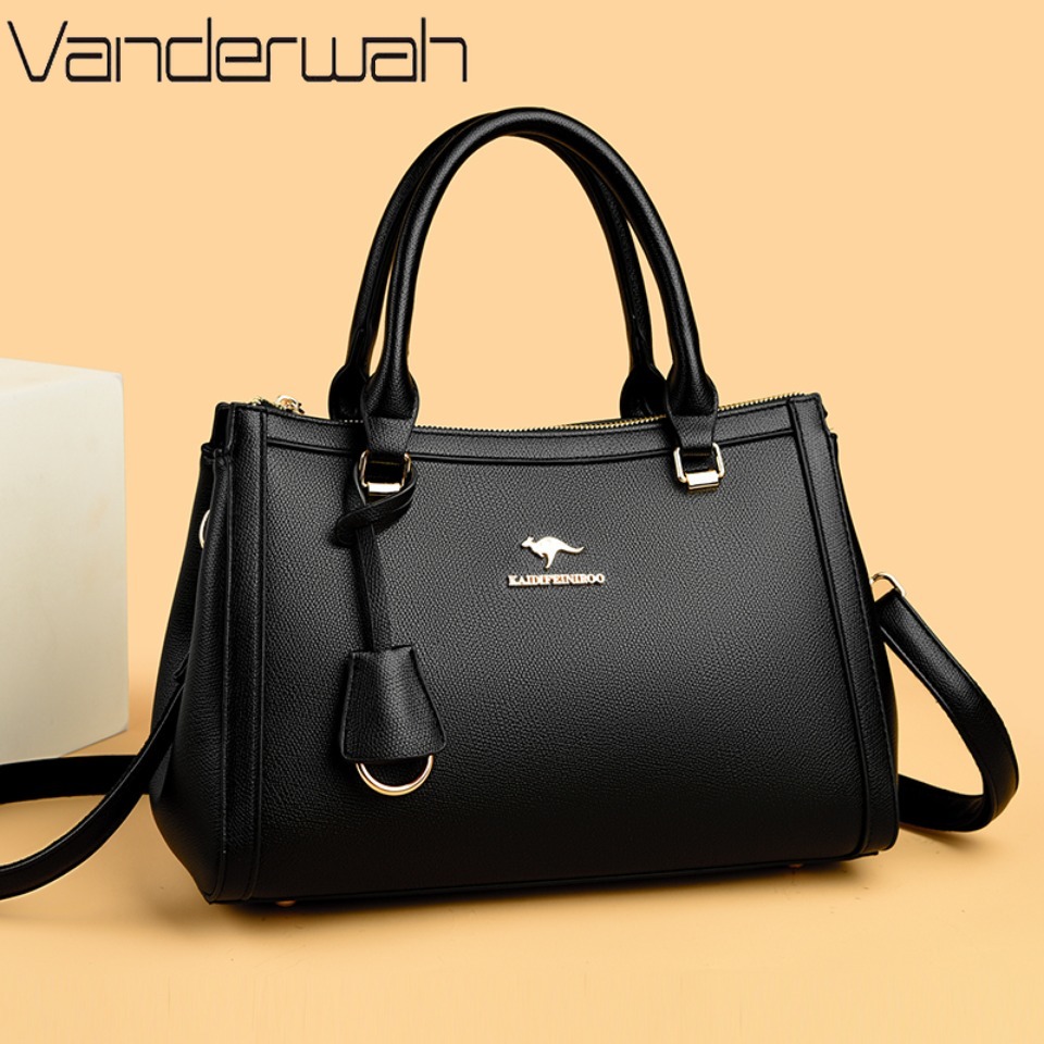 Leather Work Bag Women - Bolso de Mano de Cuero Sintético