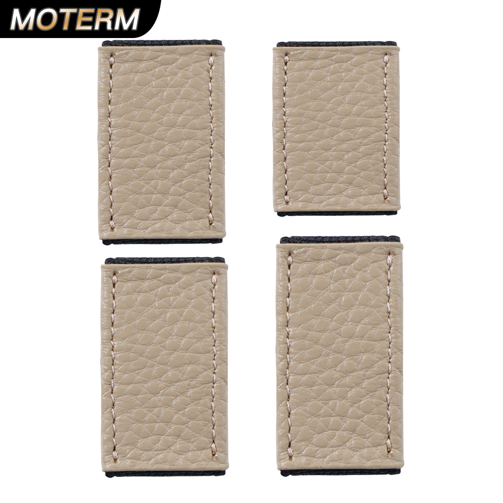 Leather Work Notepad - Moterm-lápiz elástico de cuero con correa
