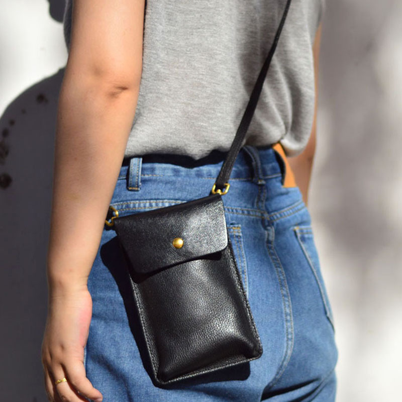 Leatherwork Rivets - AETOO-bolso para teléfono móvil, bandolera femenina