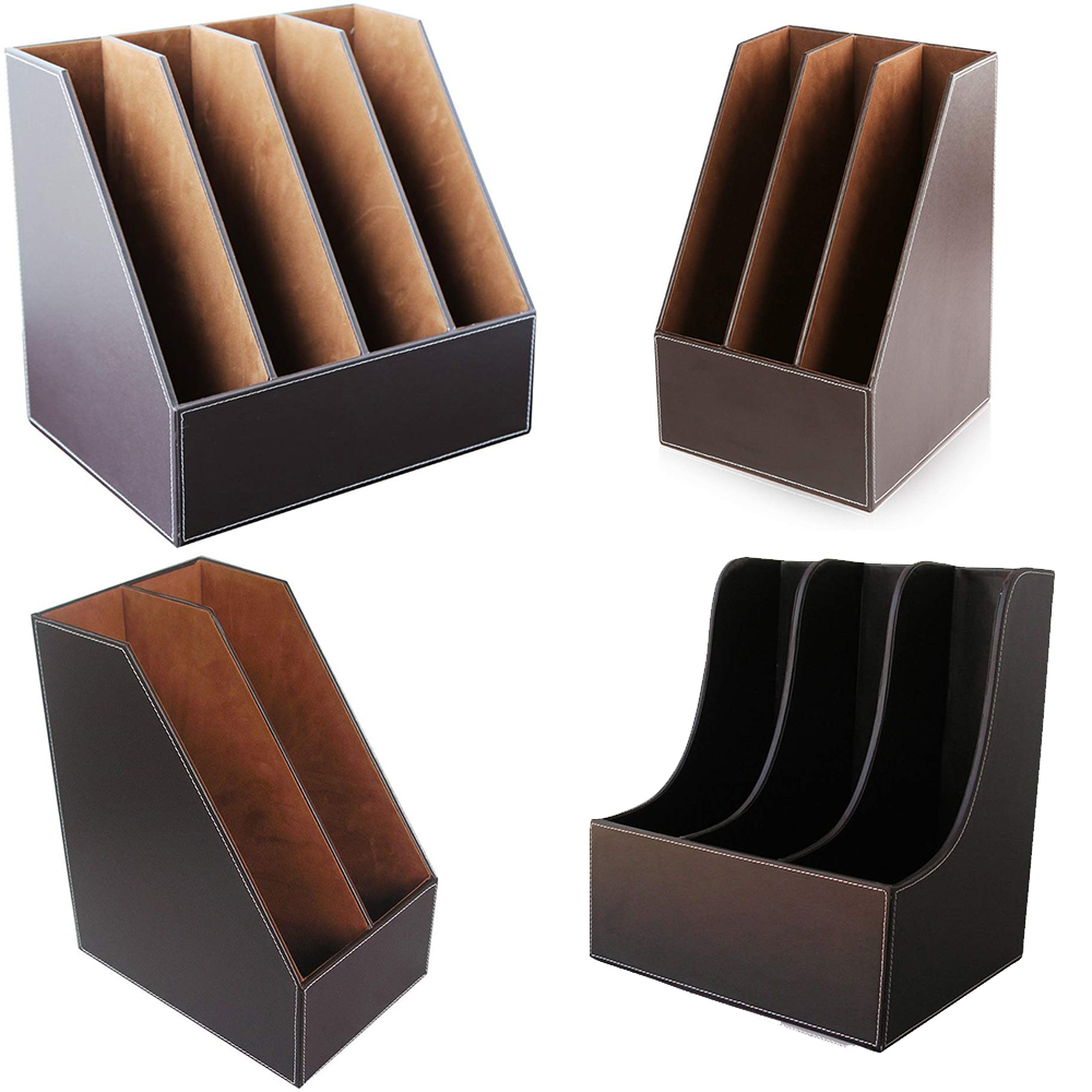 Leather Work Notepad - XRHYY-carpeta de archivos de escritorio Vertical