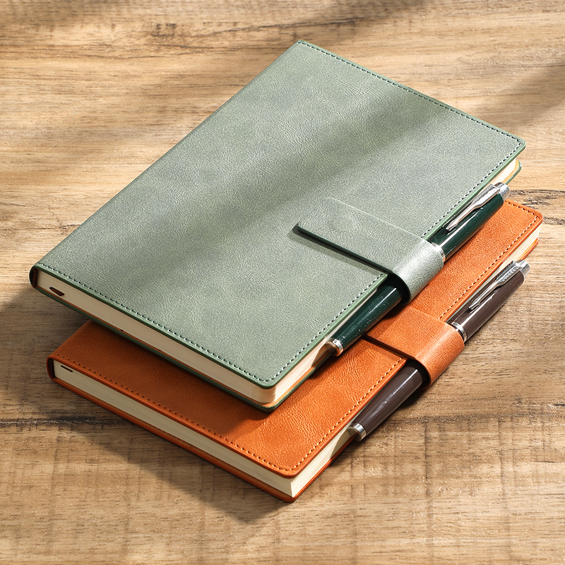 Leather Work Notepad - Cuaderno de Negocios A5, Diario de