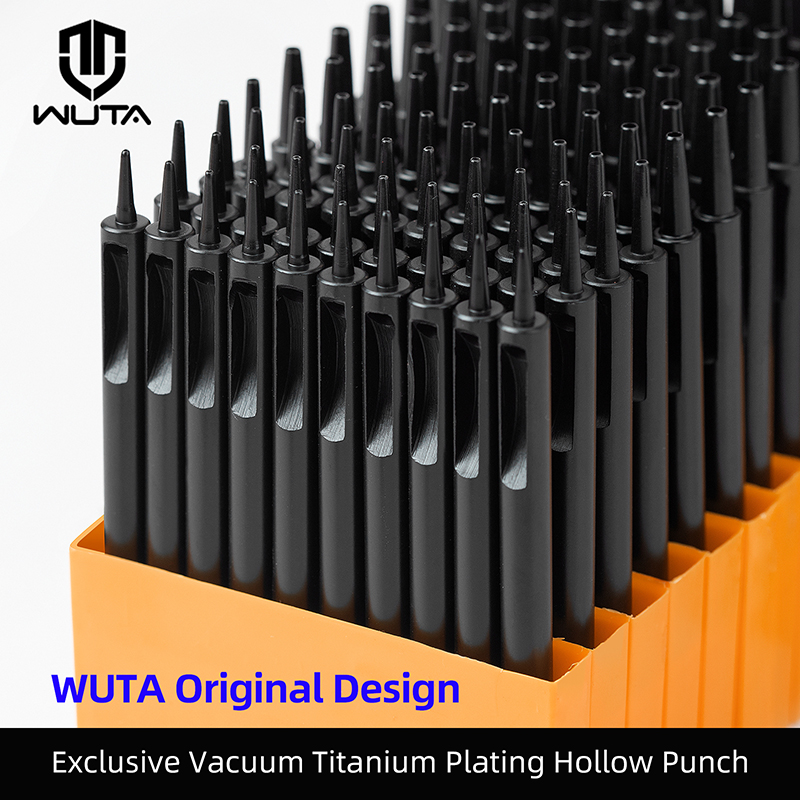 Leatherwork Hole Punch - WUTA 1-10 piezas Perforadora de cuero
