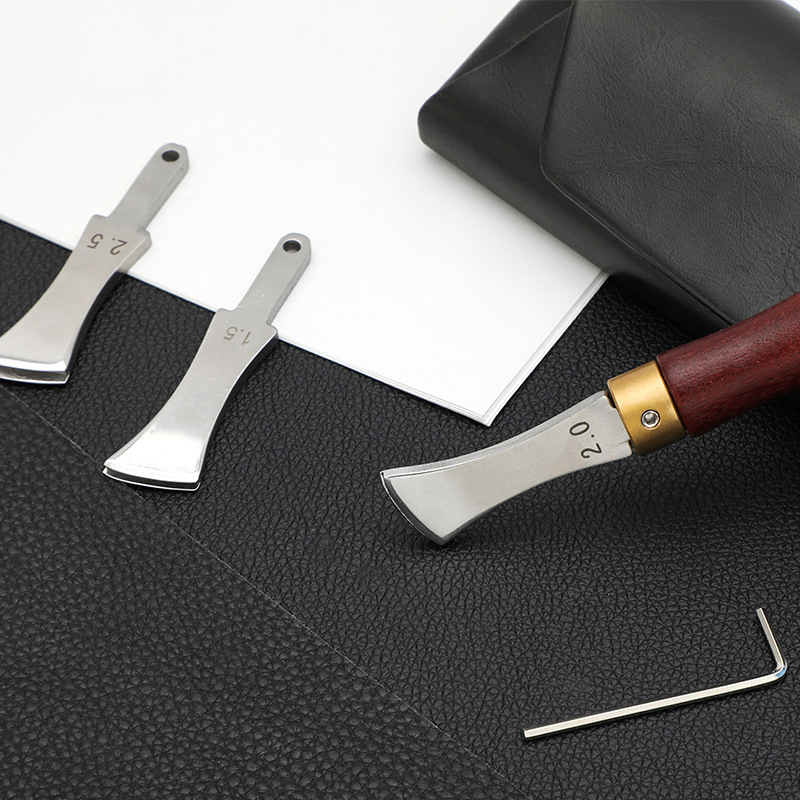 Leatherwork Accessories - Herramienta para doblar bordes de cuero