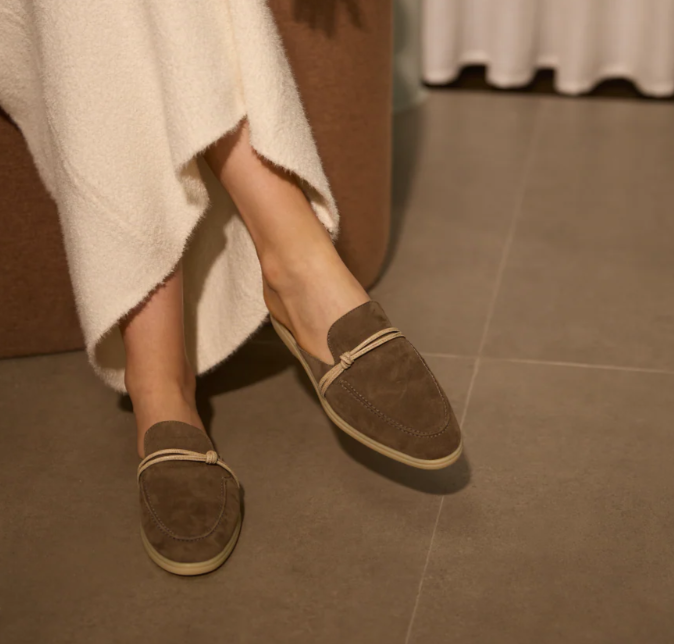 Leatherwork Designs - Mocasines de cuero de ante con