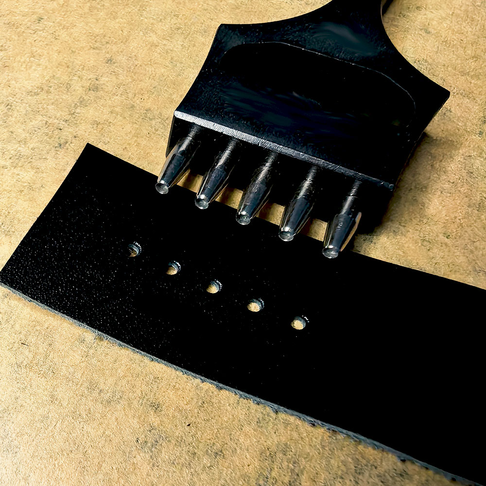 Leatherwork Hole Punch - Herramienta de perforación de puntadas redondas