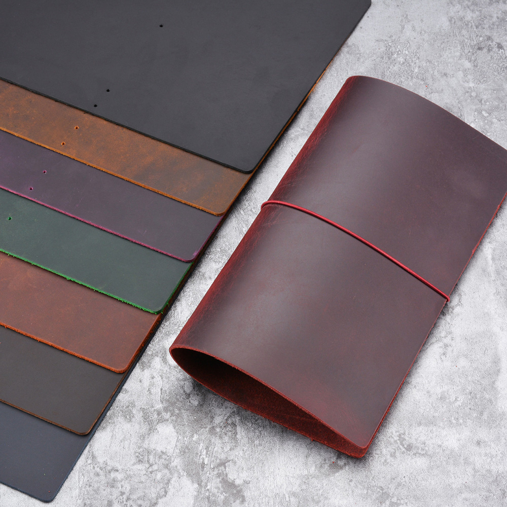 Leather Work Notepad - Funda para cuaderno DIY de cuero