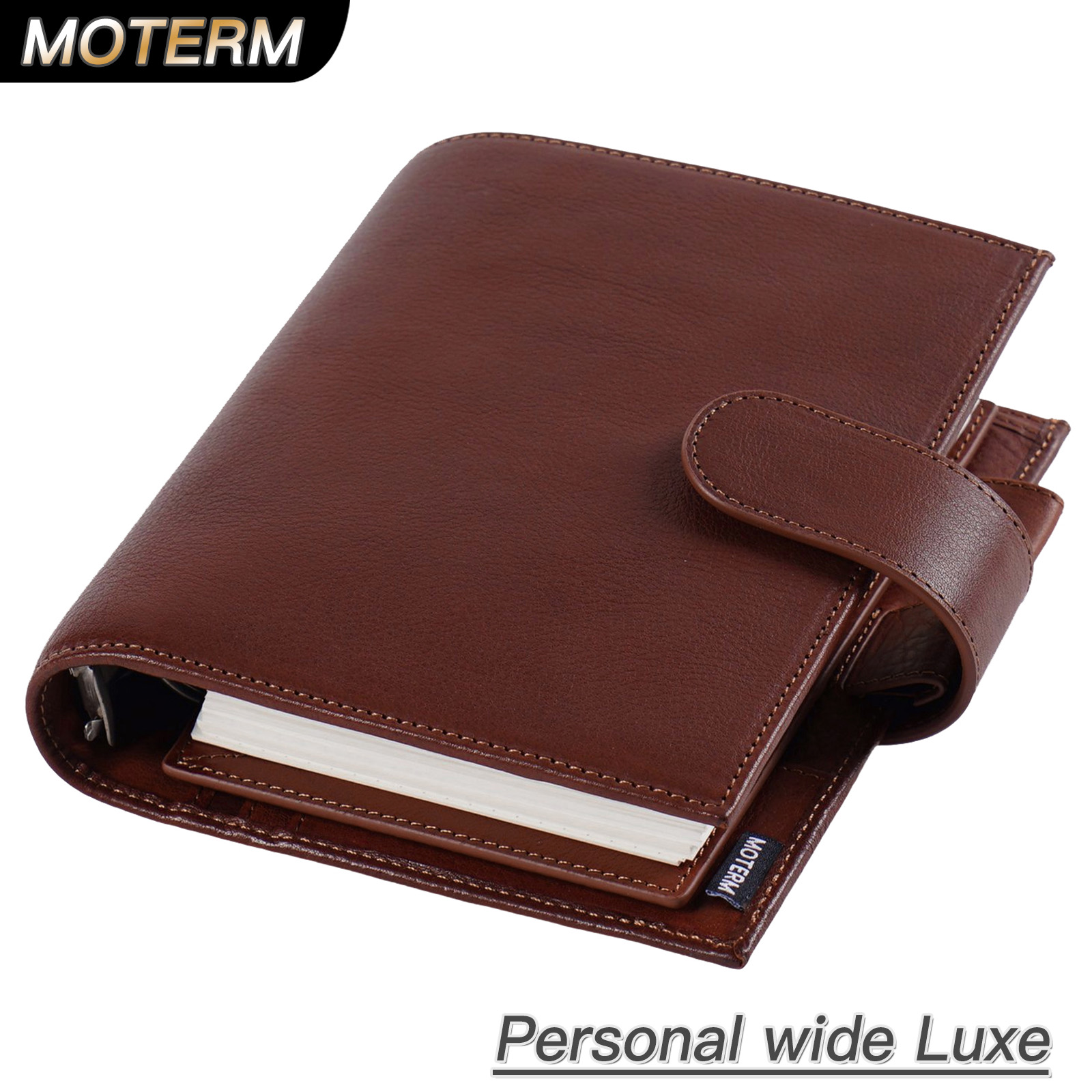 Leather Work Notepad - Moterm-Agenda de cuero curtido vegetal de