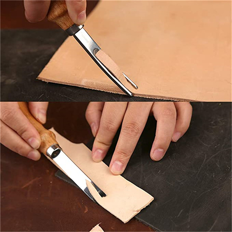 Leatherwork Accessories - Práctico biselador de bordes para artesanía