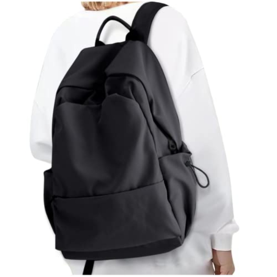 Leather Works - Mochila negra para mujer, mochila escolar