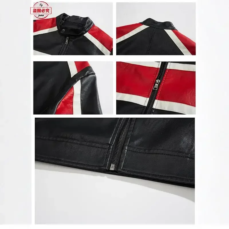 Chaqueta de Cuero con Capucha  - Leather Work Jacket With Hood reseña y precio