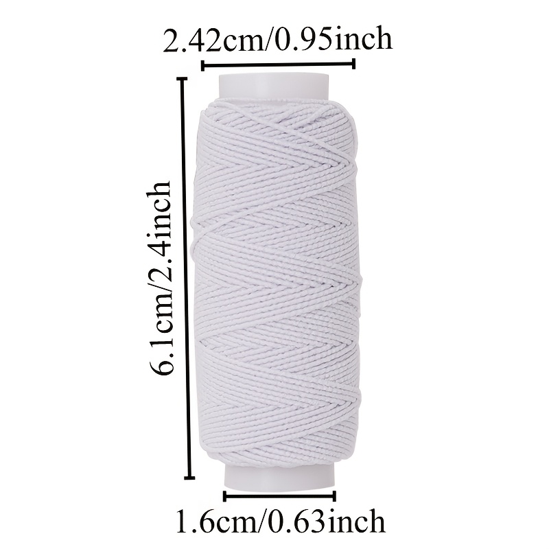 Hilo elástico blanco y negro d - Waxed Thread Linen reseña y precio