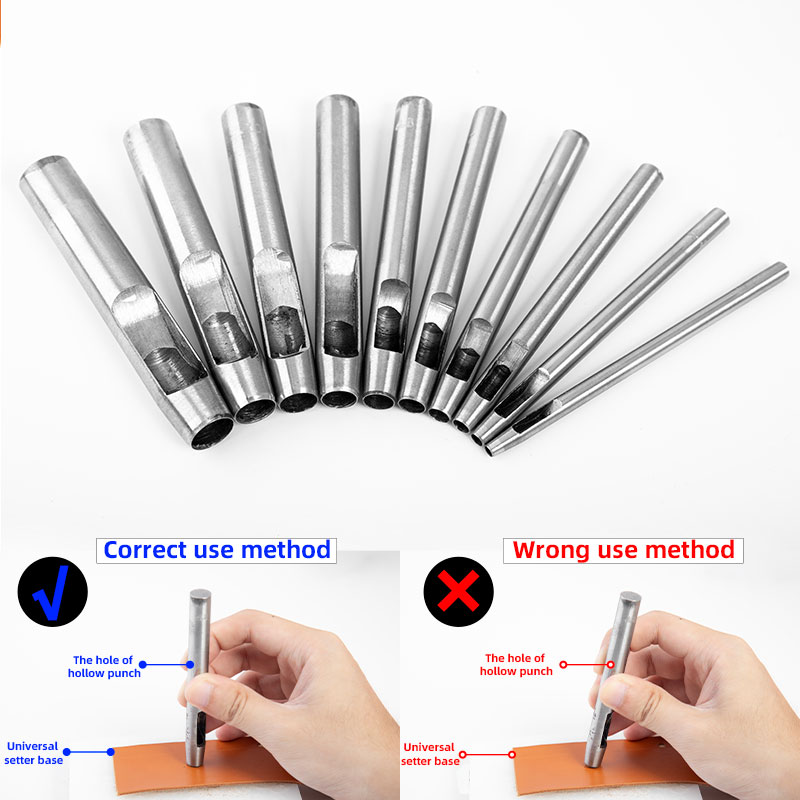 WUTA-Herramienta perforadora d - Leatherwork Hole Punch reseña y precio