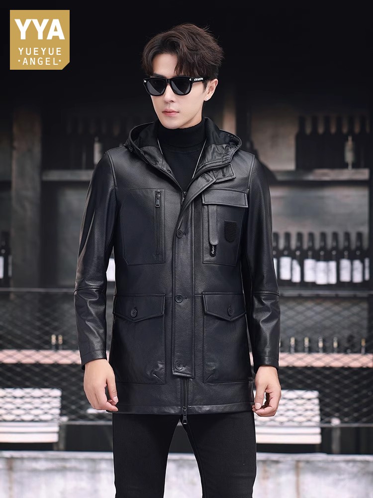 Chaqueta de trabajo de inviern - Leather Work Jacket With Hood reseña y precio
