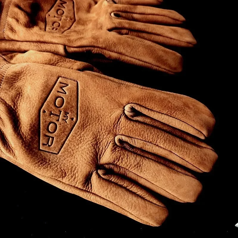Guantes de moto de cuero de va - Leatherworking Items reseña y precio