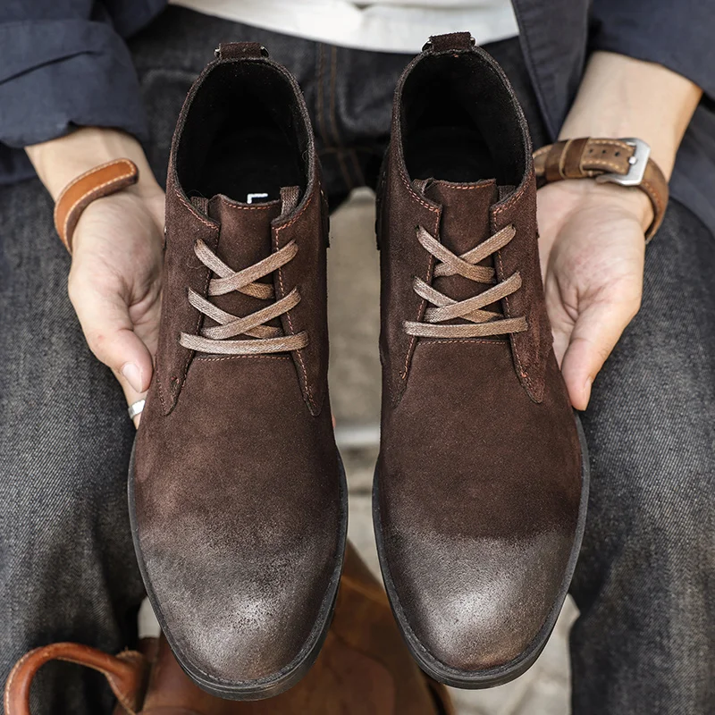 Nuevos botines de ante vacuno  - Leatherwork Designs reseña y precio