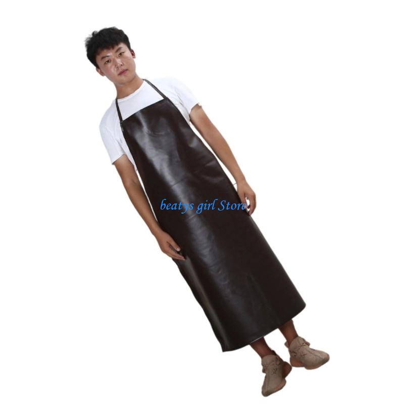 Delantal trabajo cuero PU grue - Leatherwork Apron reseña y precio