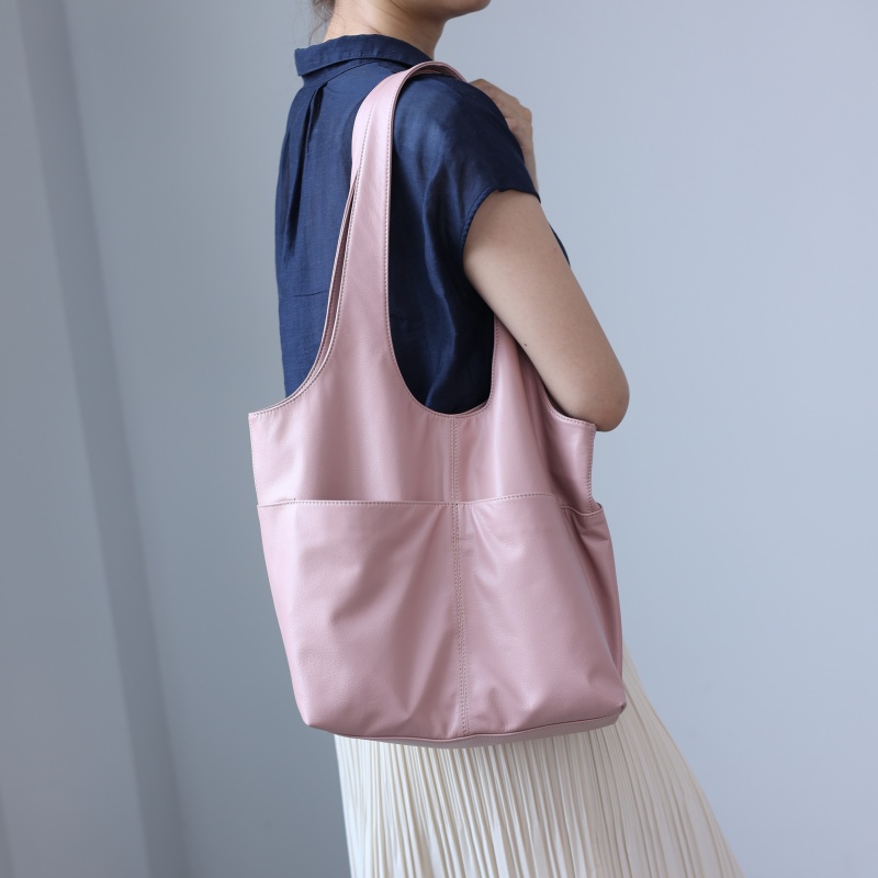 Bolsos de hombro de cuero genu - Leather Work Bag Women reseña y precio