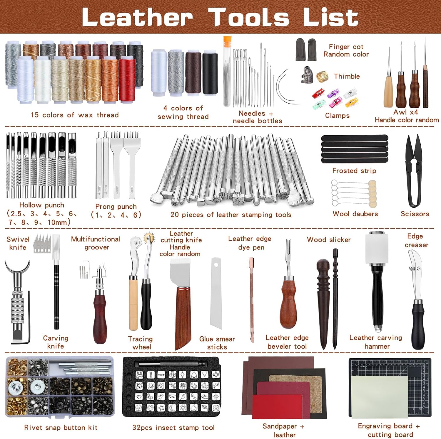 Kit de Herramientas para Traba - Leather Works reseña y precio