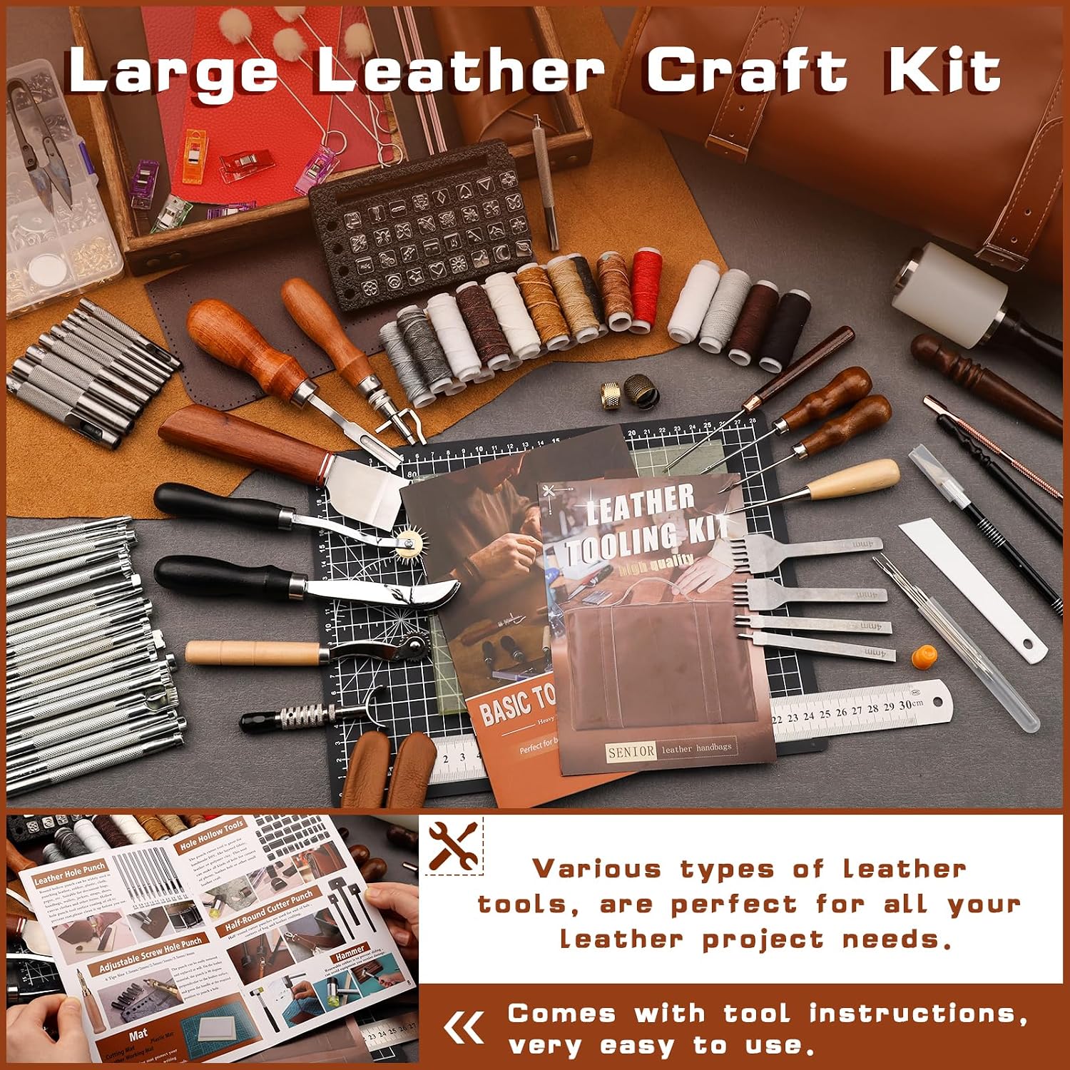 Kit de Herramientas para Traba - Leather Works reseña y precio