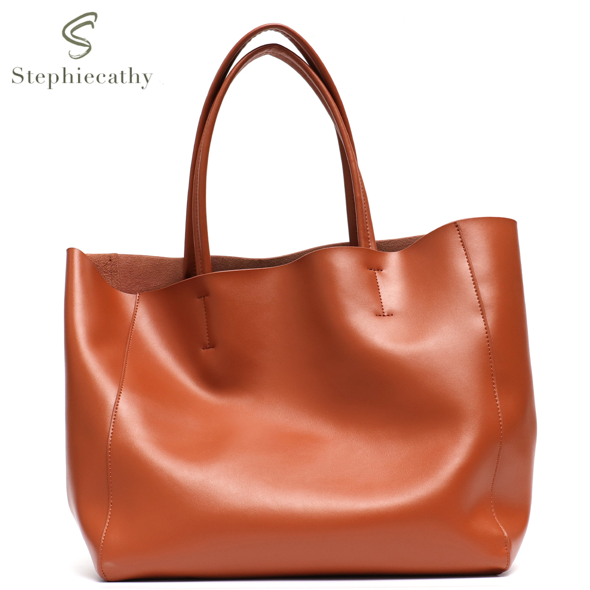 Bolso grande minimalista para  - Leather Work Bag Women reseña y precio