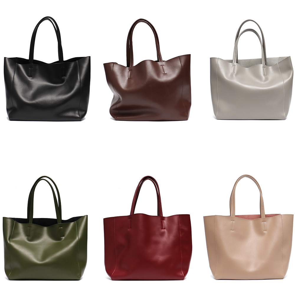 Bolso grande minimalista para  - Leather Work Bag Women reseña y precio