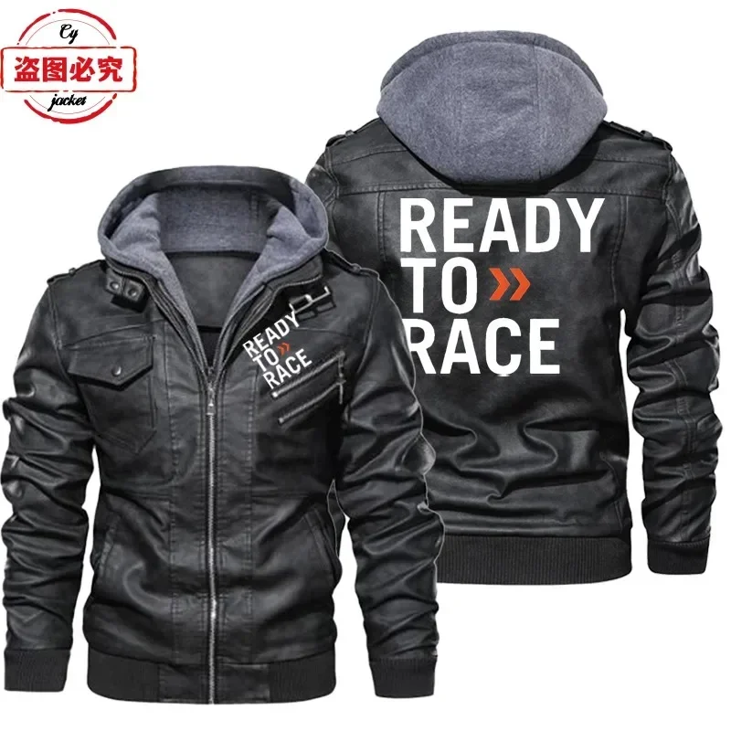 Chaqueta de Cuero con Capucha  - Leather Work Jacket With Hood reseña y precio