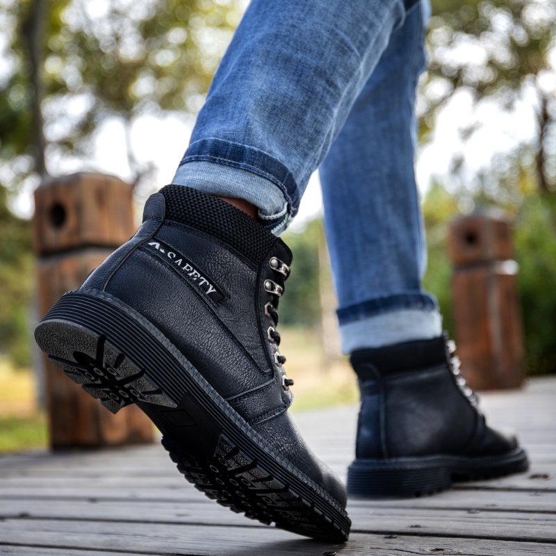 Botas de hombre, botines de cu - Leatherwork Designs reseña y precio