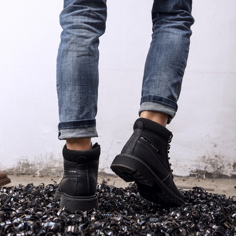 Botas de hombre, botines de cu - Leatherwork Designs reseña y precio
