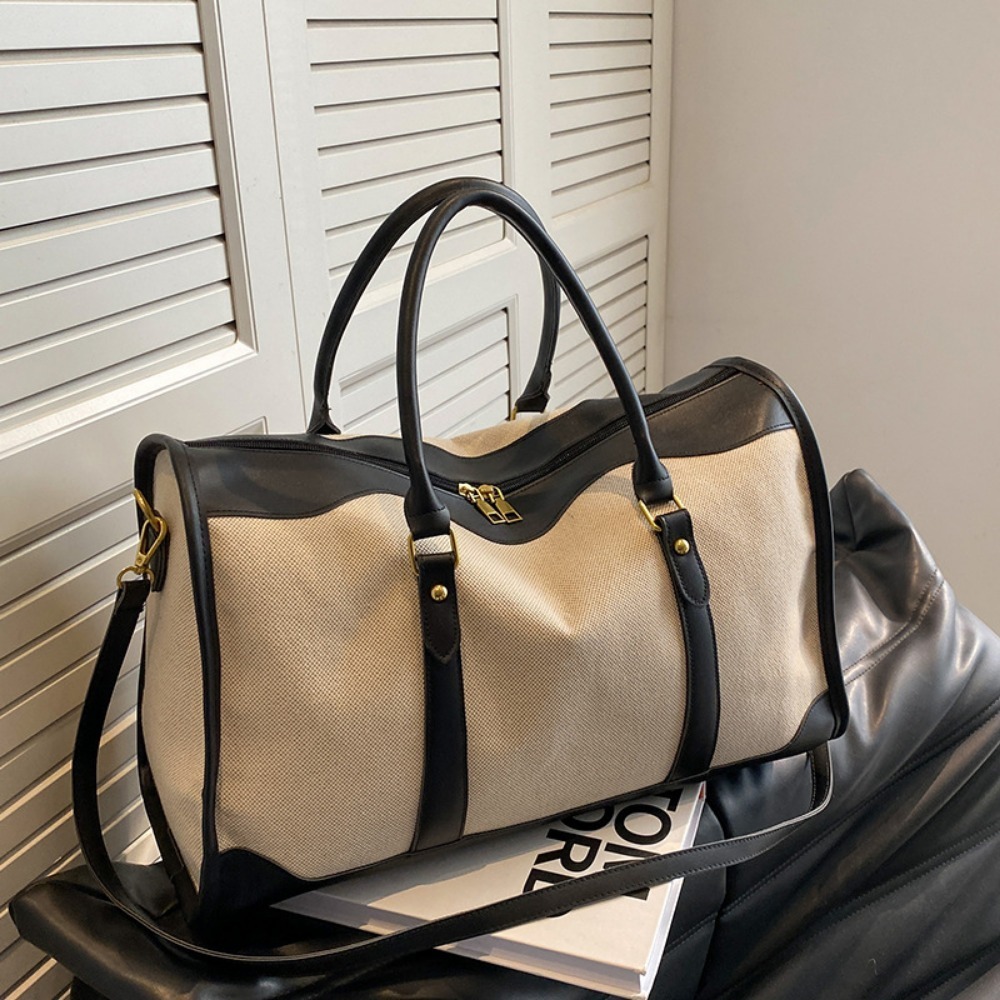 Conjunto de Bolsos de Lona y C - Leather Work Duffle Bag reseña y precio