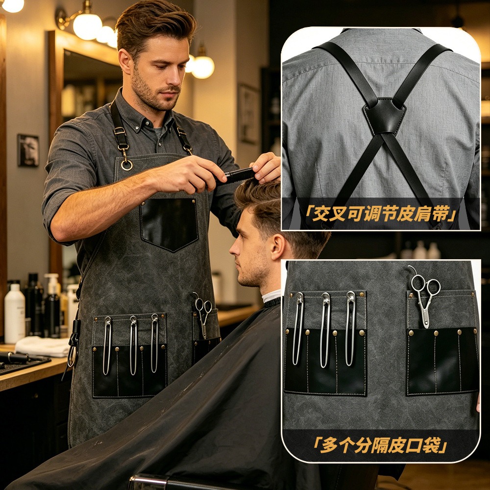 Delantal de Lona Gruesa con Mú - Leatherwork Apron reseña y precio