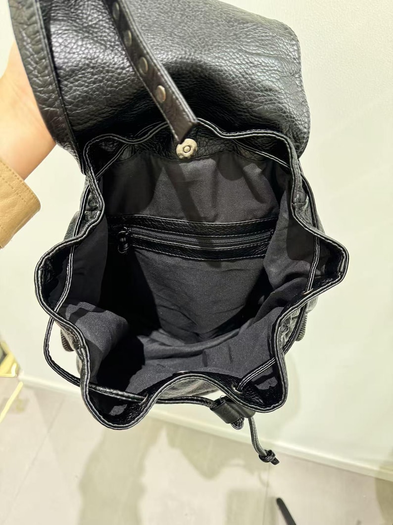 Bandolera de cuero de PU gótic - Leatherwork Rivets reseña y precio