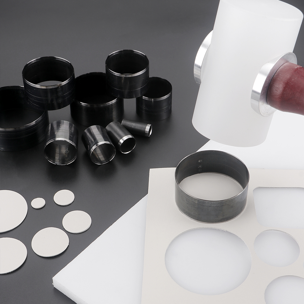 Juego de troqueles huecos con  - Leatherwork Hole Punch reseña y precio