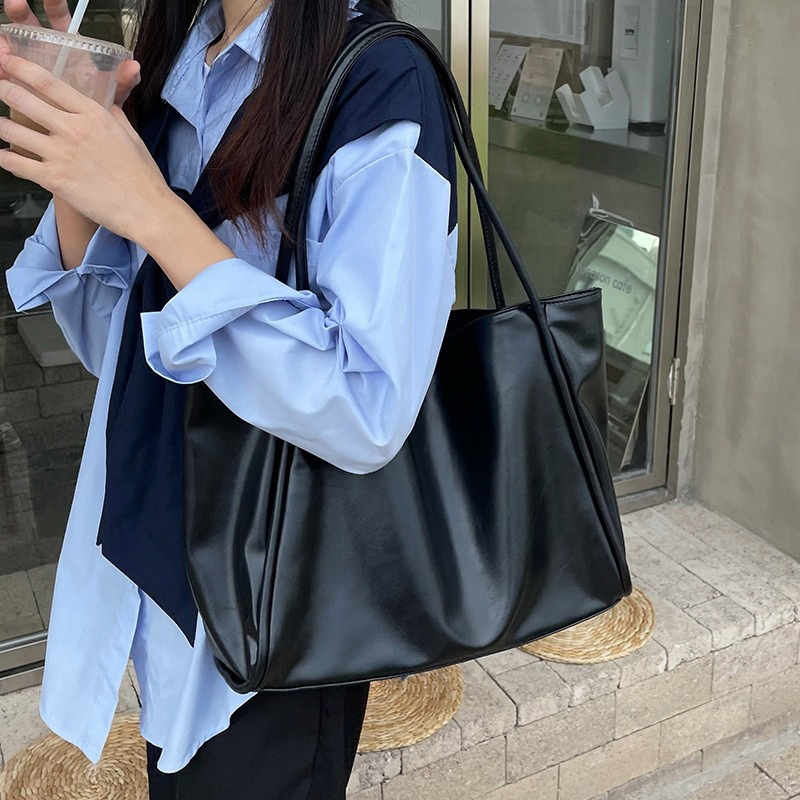 Bolsos de Hombro Vintage para  - Leather Work Bag Women reseña y precio