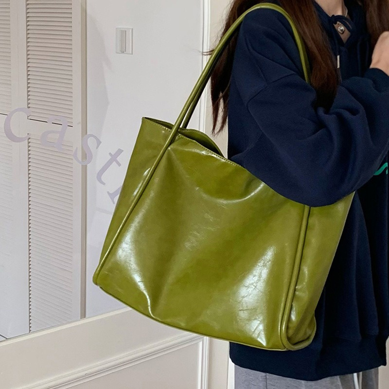 Bolsos de Hombro Vintage para  - Leather Work Bag Women reseña y precio