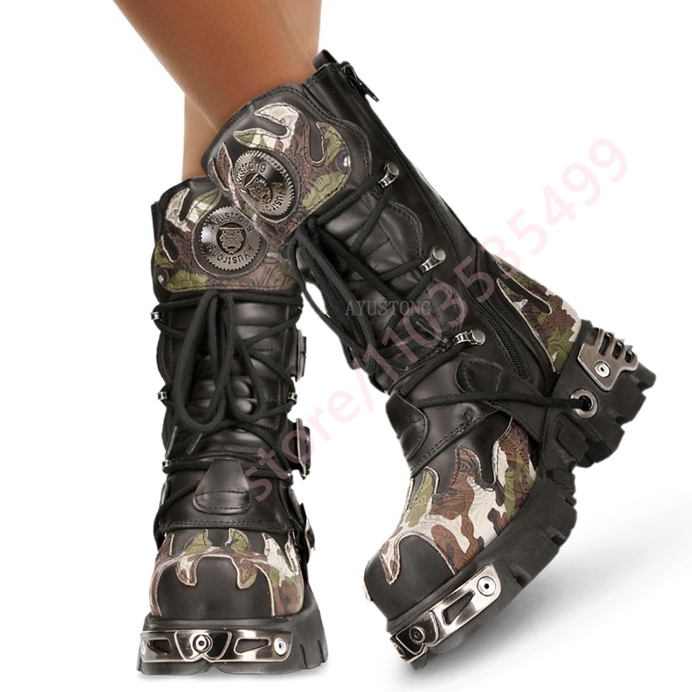 Botas de moto con hebilla de c - Leatherwork Rivets reseña y precio
