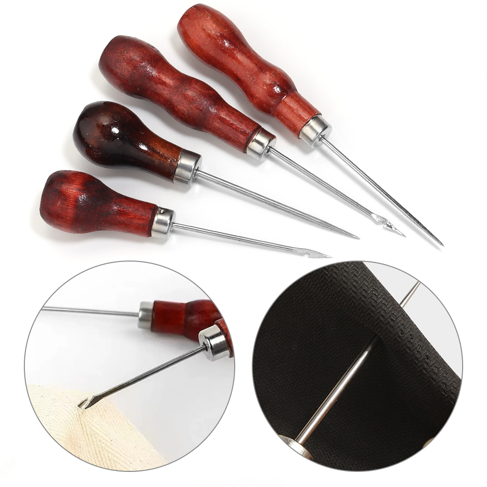 Punzones con mango de madera p - Leatherwork Hole Punch reseña y precio
