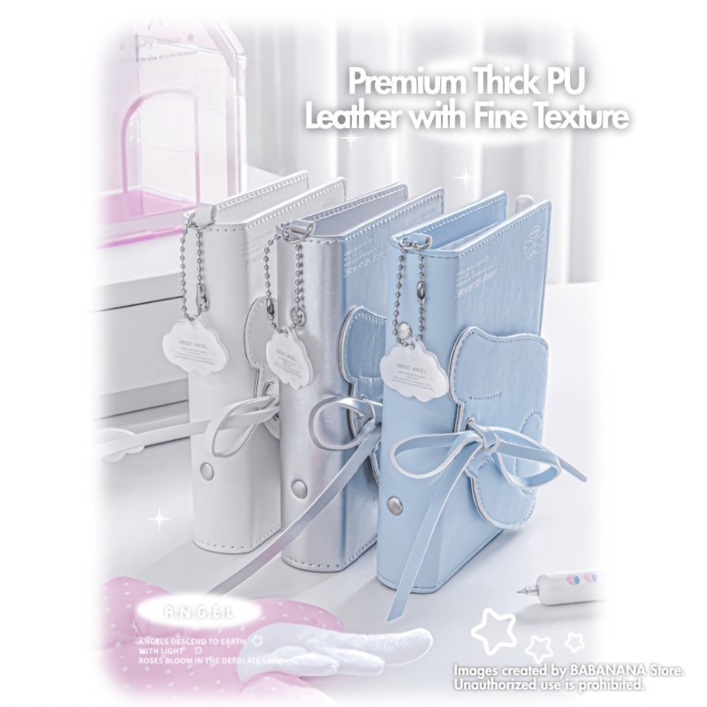 Cuaderno Kawaii con Alas de Án - Leather Work Notepad reseña y precio