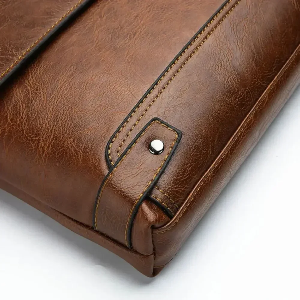 Maletín para hombre de cuero P - Leatherwork Designs reseña y precio