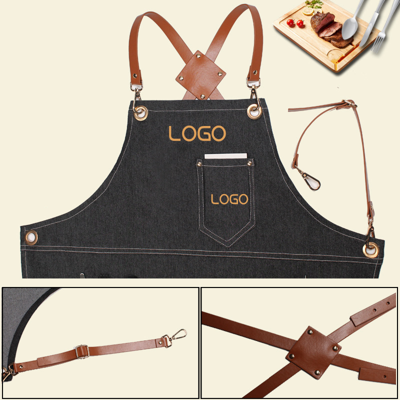 Delantal de trabajo vaquero co - Leatherwork Apron reseña y precio