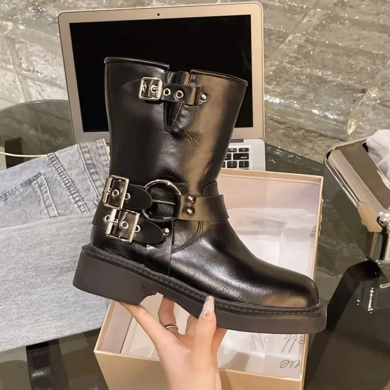 Botines de mujer otoño trabajo - Leather Work Western reseña y precio