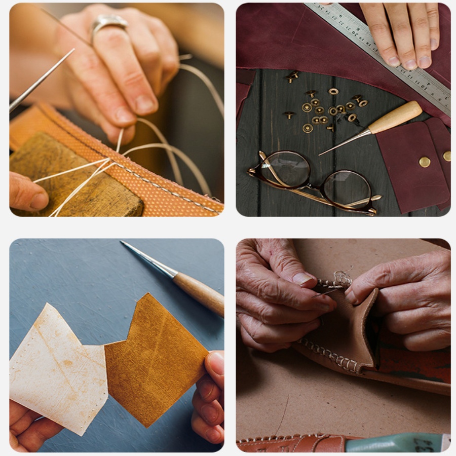 2 herramientas de cuero para c - Leatherwork Hole Punch reseña y precio