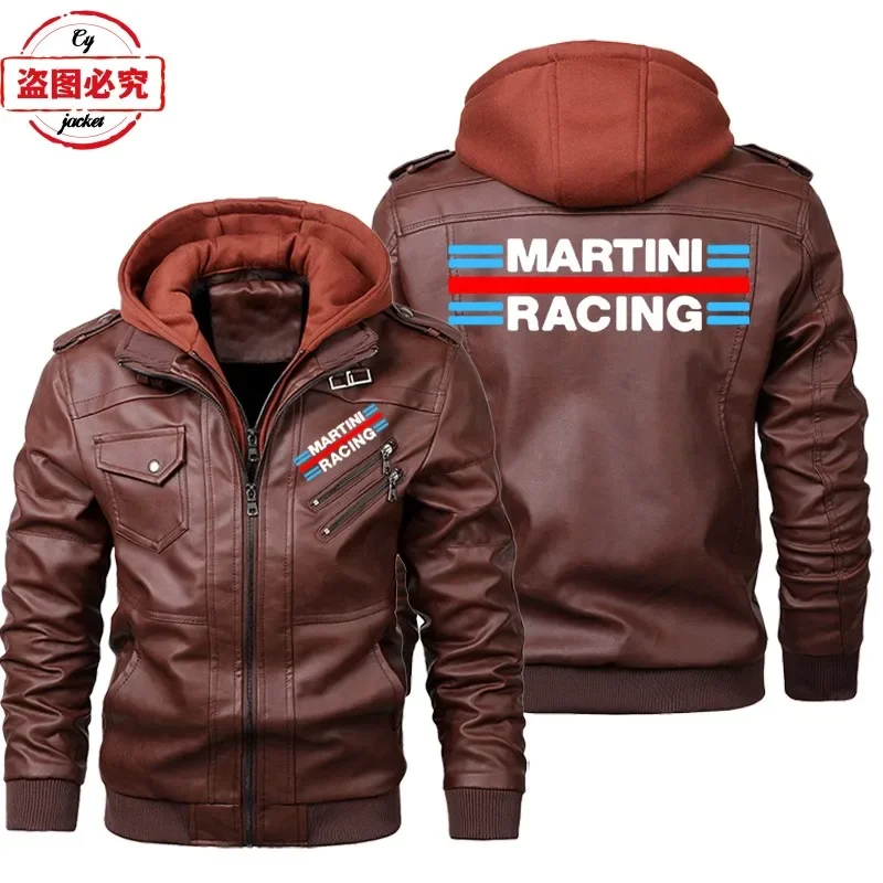 Chaqueta de Cuero PU con Logot - Leather Work Jacket With Hood reseña y precio