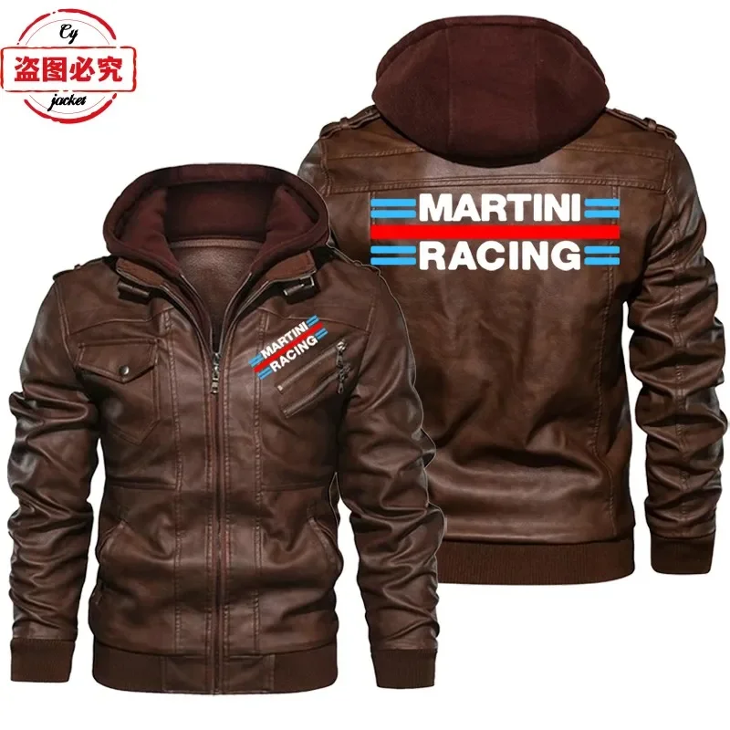 Chaqueta de Cuero PU con Logot - Leather Work Jacket With Hood reseña y precio