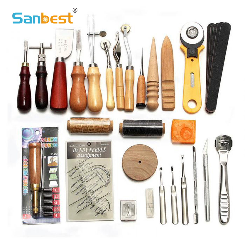 Sanbest-Kit de herramientas de - Leatherwork Hole Punch reseña y precio