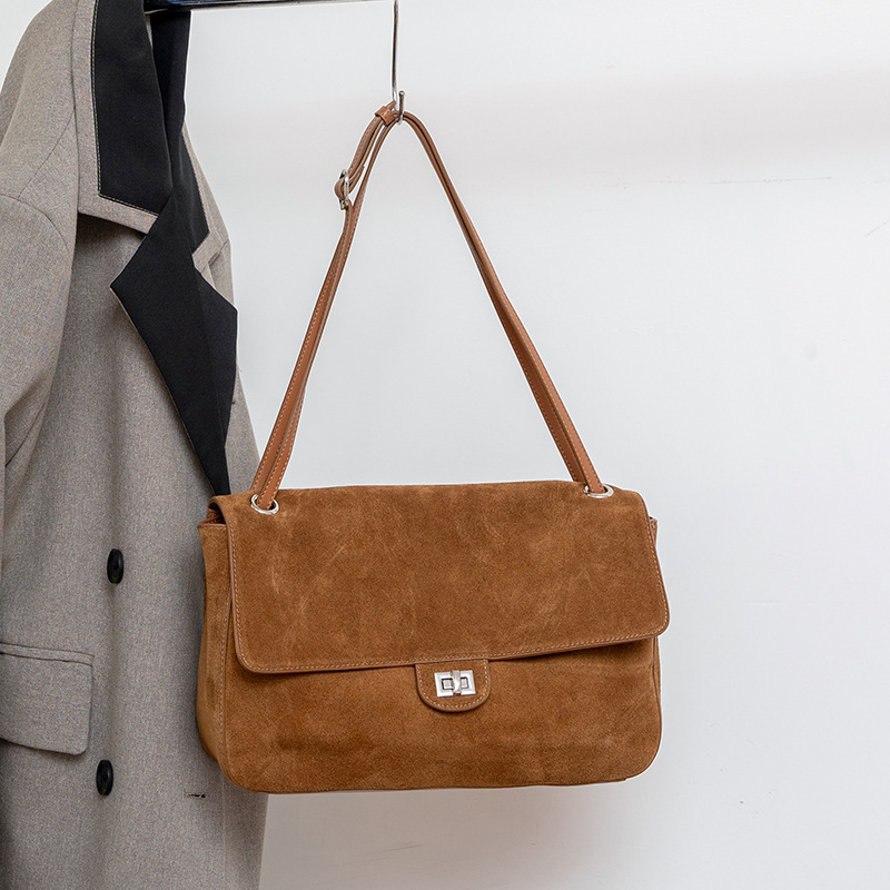 Bolso de Hombro de Cuero Gamuz - Leather Work Bag Women reseña y precio