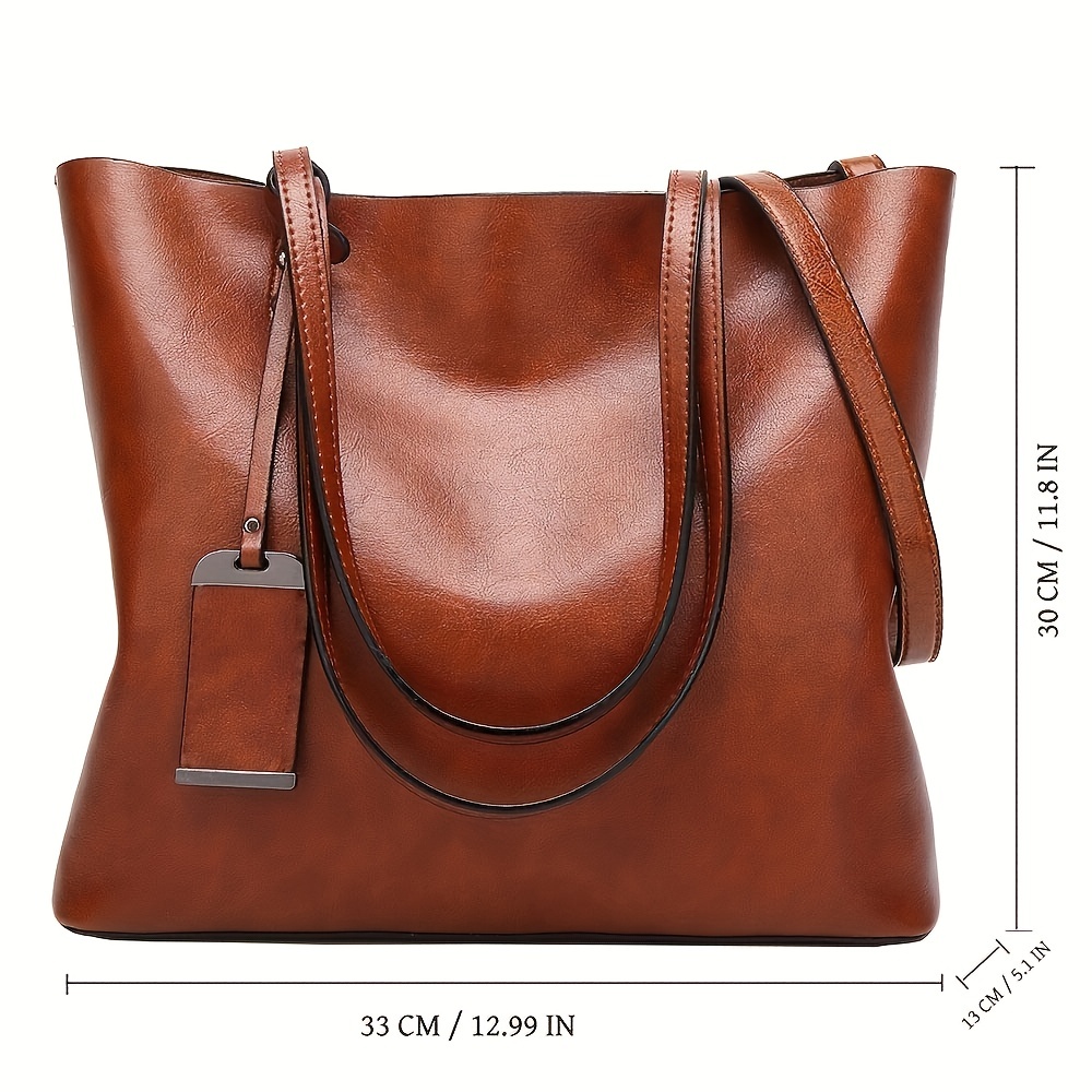 Bolso de mano de cuero Retro c - Leather Work Bag Women reseña y precio