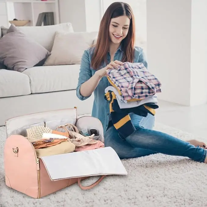 Bolso de mano multifuncional 2 - Leather Work Duffle Bag reseña y precio