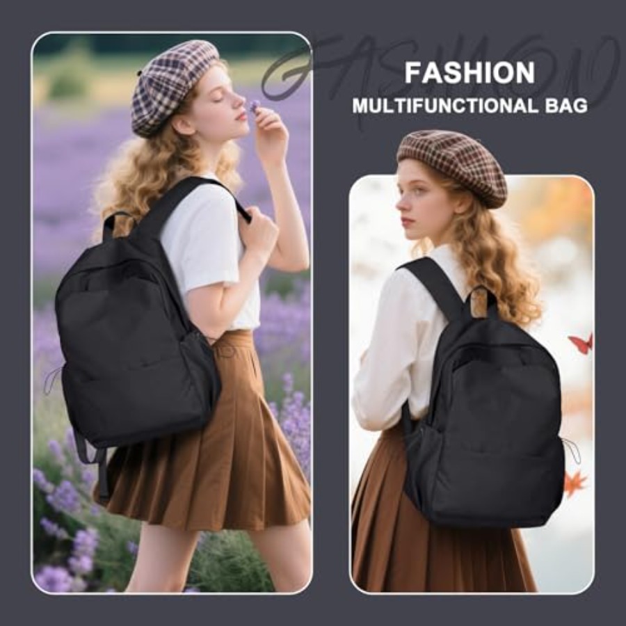 Mochila negra para mujer, moch - Leather Works reseña y precio